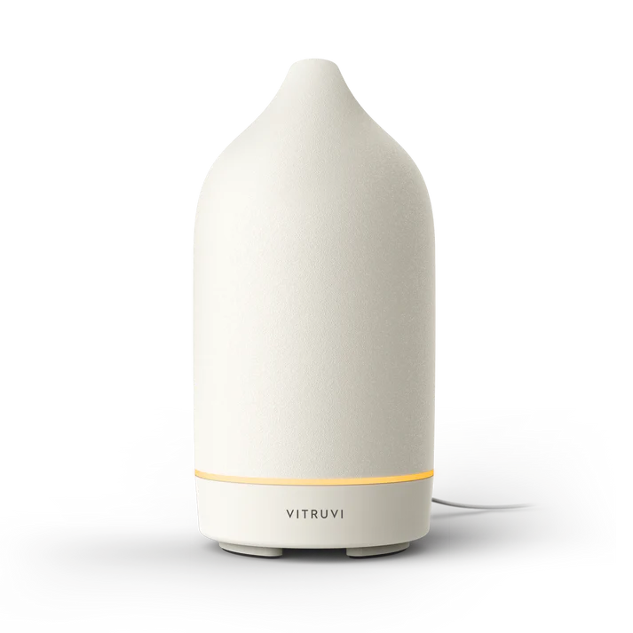 Stone Essential Oil Diffuser in modern living room setting